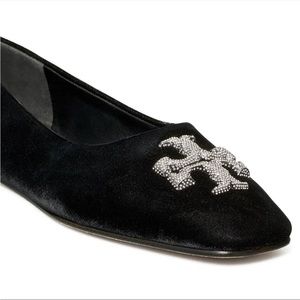 Tory Burch Eleonor Black Flats